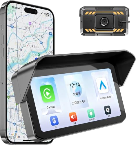 Amazon.co.jp: BOSUDA バイク用スマートモニター【Carplay/Android
